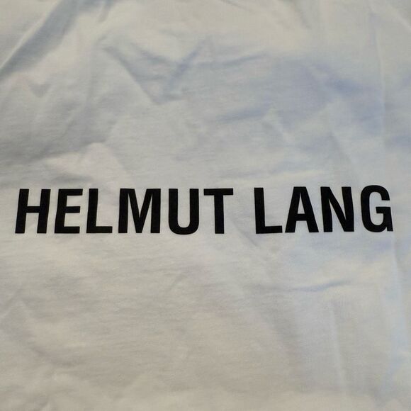 Helmut Lang T-shirt In White Cotton size M - Picture 4 of 9